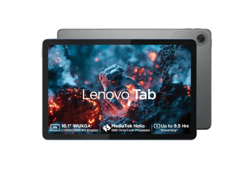 Lenovo 101 Inch 2565 cm WUXGA TFT LCD Display MediaTek Helio G85 4GB RAM  64GB Storage 8MP Rear  5MP Front Camera Android 14 Wi-Fi Luna Grey