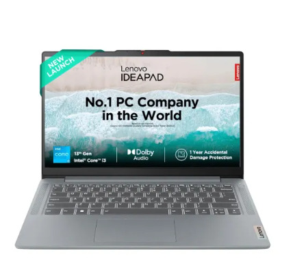 Lenovo IdeaPad Slim 3 14IRU8 Thin Light Laptop 13th Gen Intel Core i3 8GB RAM 512GB SSD 14 Inch 356 cm Full HD Display Intel UHD Graphics Windows 11 Home MS-Office 82X60062IN