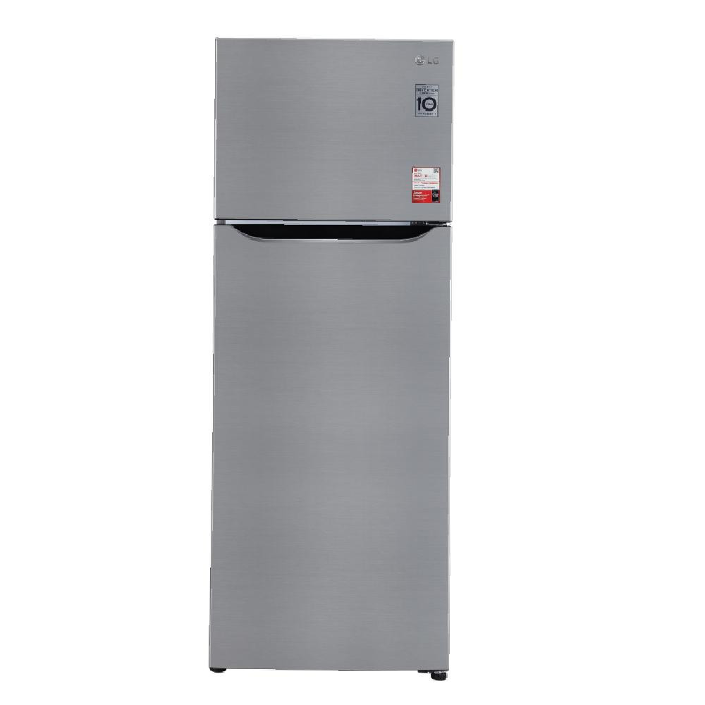 Image of LG Frost Free Double Door Inverter Refrigerator (308 Ltrs, 2 Star, GLS322SPZY Shiny Steel)