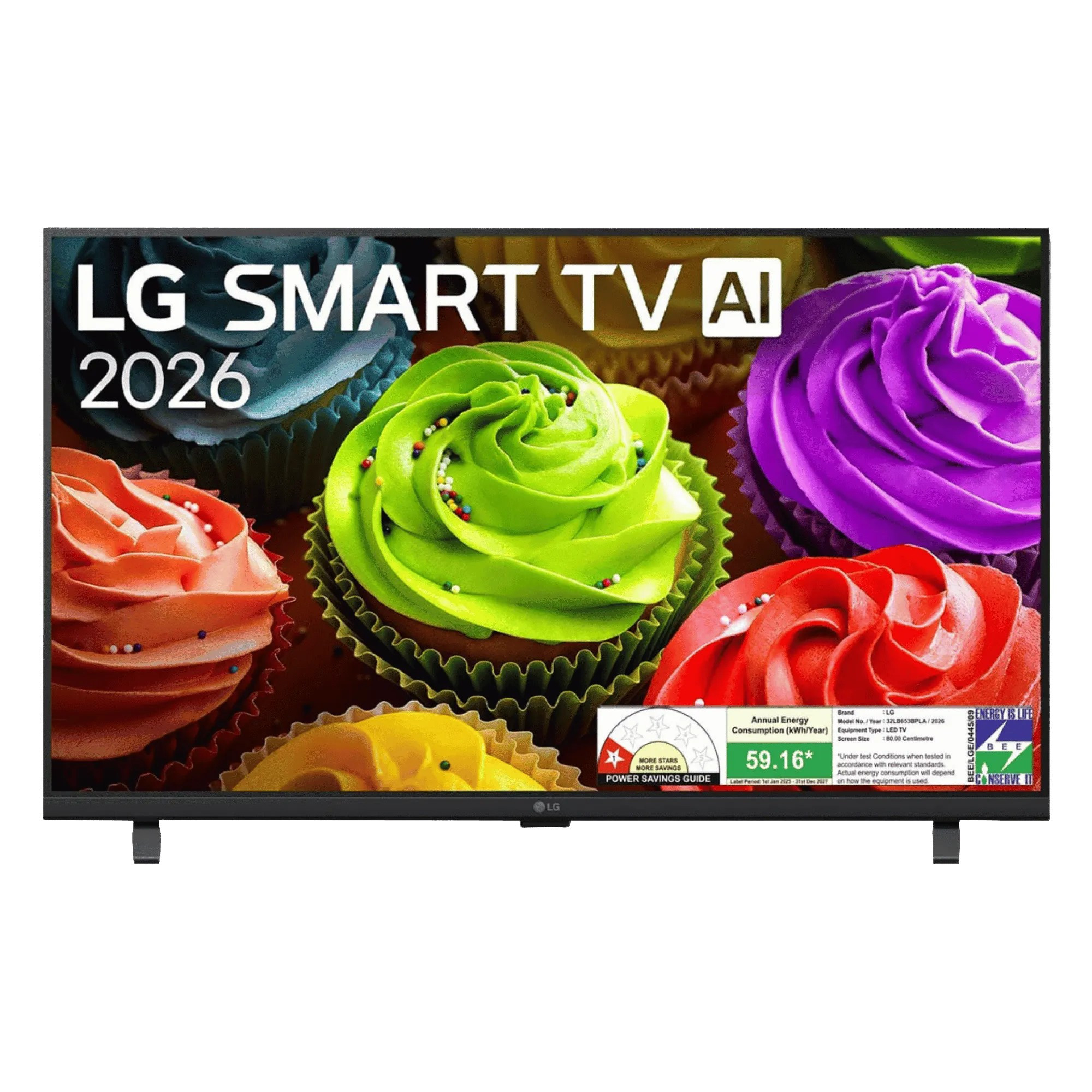 LG HD LED TV 81 cm 32 inches 32LB653BPLA Black