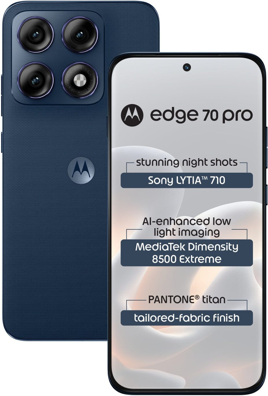 Motorola Edge 70 Pro 5G Pro Titan Blue 8GB RAM 256GB