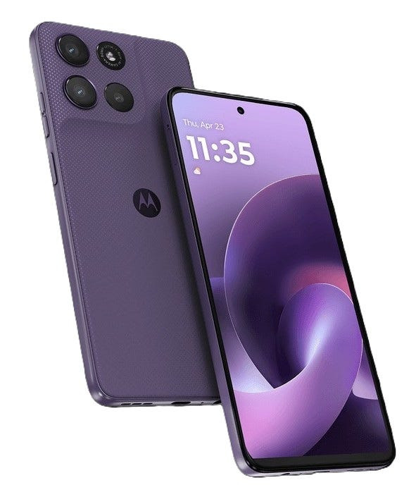 Motorola Moto G67 Power 5G Pantone Parachute Purple 8GB RAM 128GB