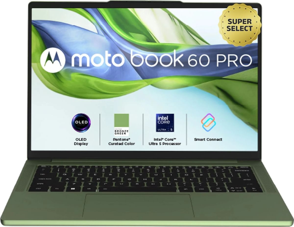 Motorola Motobook 60 Pro 14IAH101 Intel Core Ultra 5 225H 16GB RAM 512GB SSD 14-inch 28K OLED Windows 11 Home