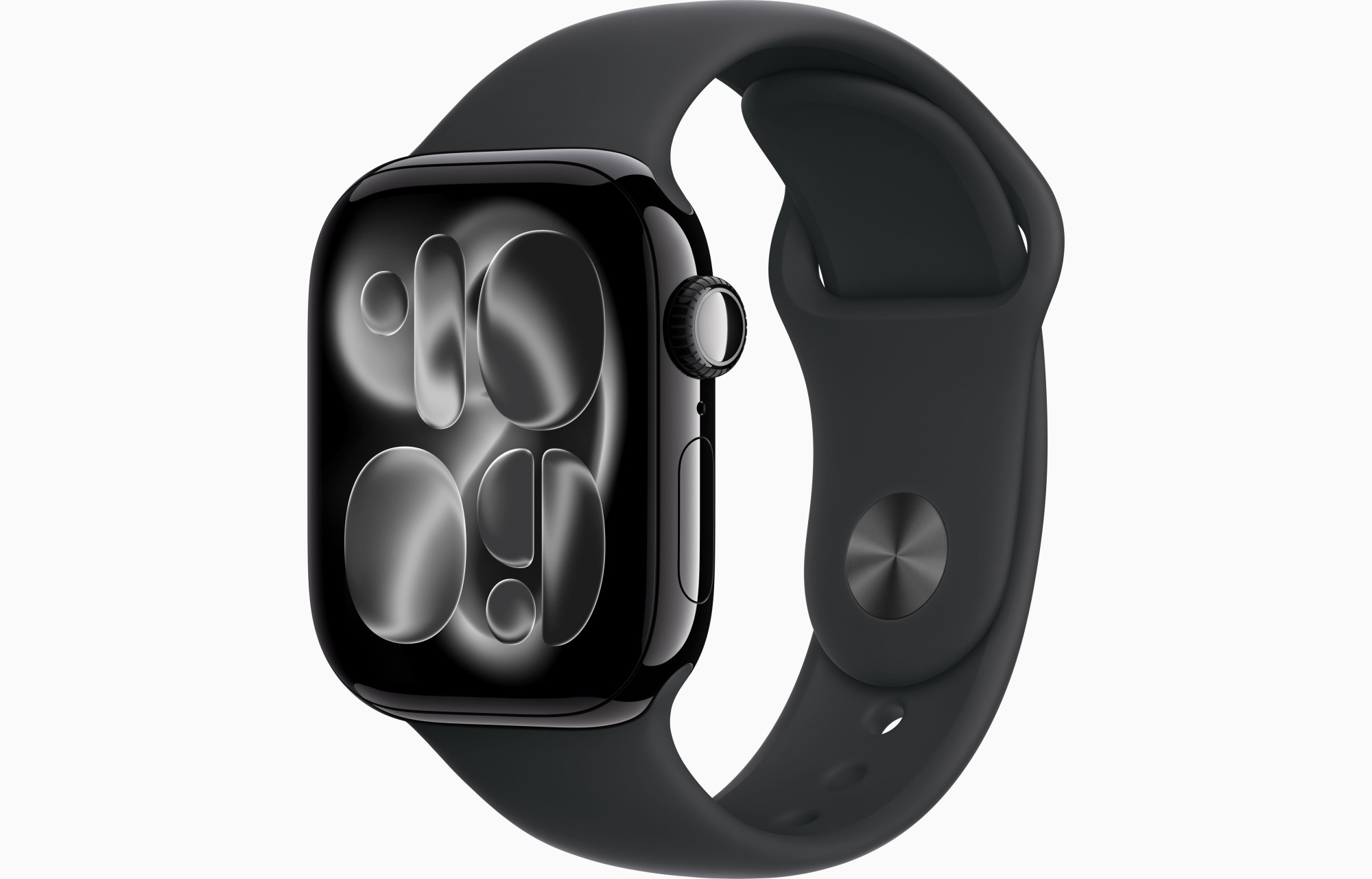 APPLES11 GPS 42mm MEQT4HNA Jet Black Aluminium Case with Black Sport Band - SM
