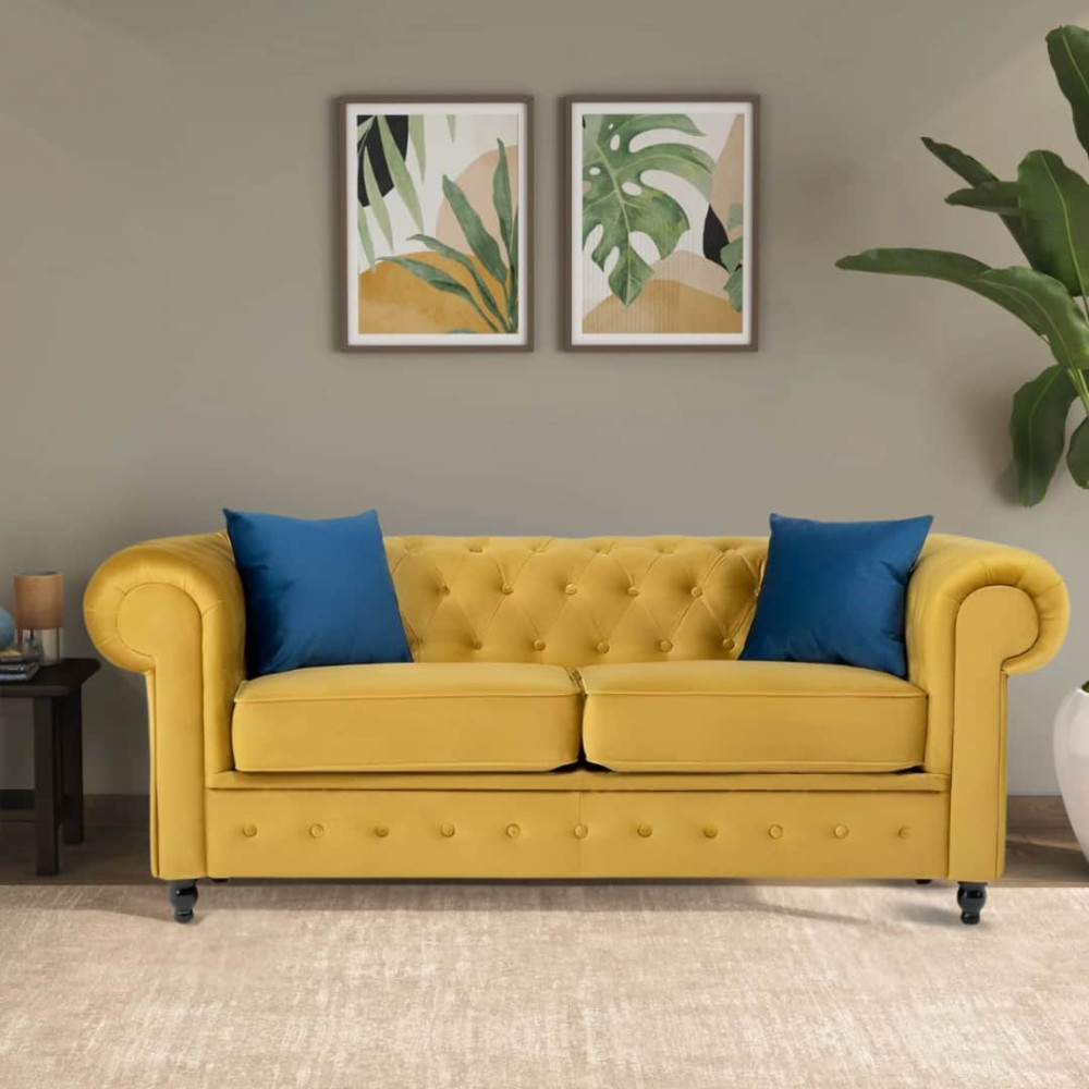 Image of Ness 2 Seater Chesterfield Sofa