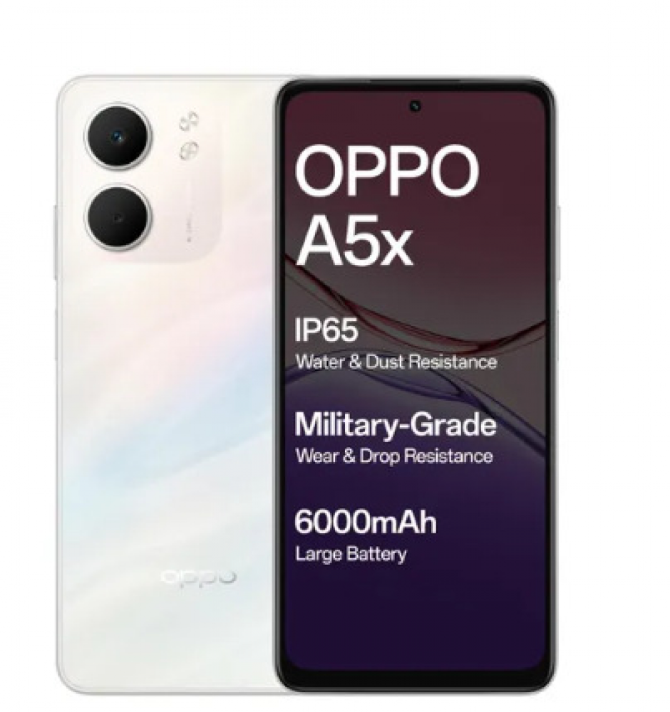 Image of OPPO A5x 5G (4GB RAM ,64GB Storage) Laser White
