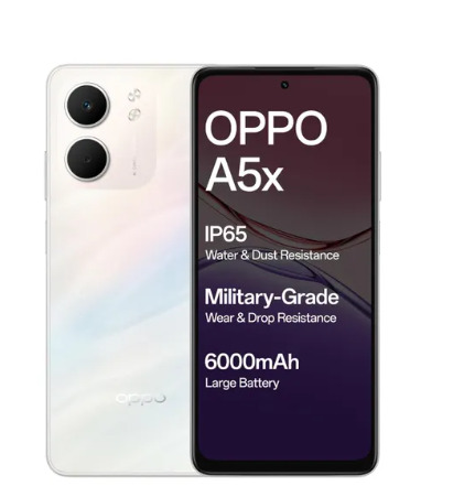 OPPO A5x 5G 6GB RAM 128GB Storage Laser White