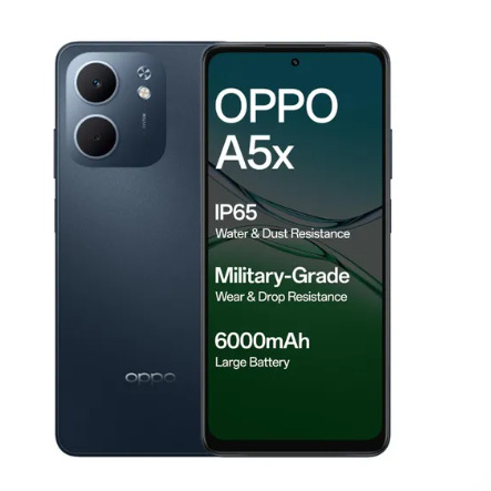 OPPO A5x 5G 6GB RAM 128GB Storage Midnight Blue