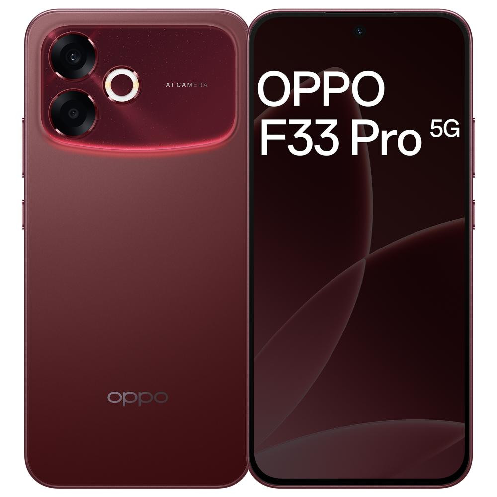 OPPO F33 Pro 5G 8GB RAM 256GB Storage - Passion Red