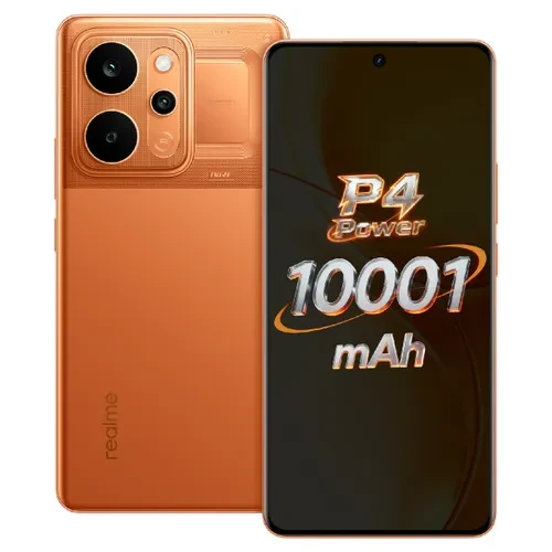 realme P4 Power 5G 8GB RAM 256GB Storage MediaTek Dimensity 7400 10001mAh Battery All-scenario Bypass Charging TransOrange