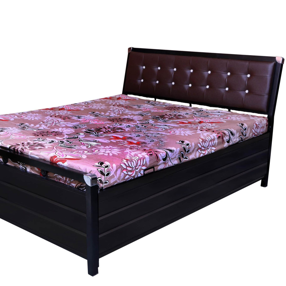 Image of Patimo Metal Bed With Hydraulic Storage