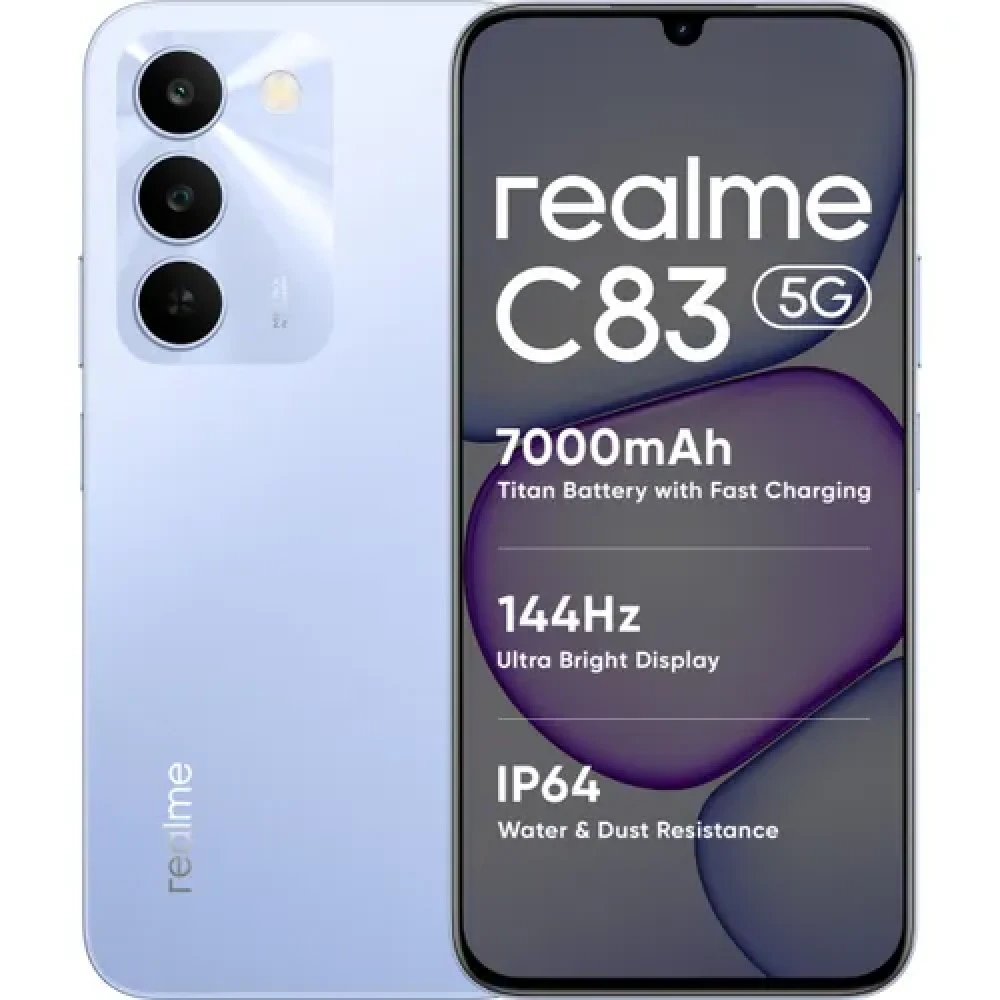 Image of realme C83 5G (6GB RAM, 128GB Storage) | Blooming Purple