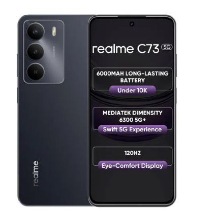 realme C73 5G 4GB RAM 64GB Storage Onyx Black