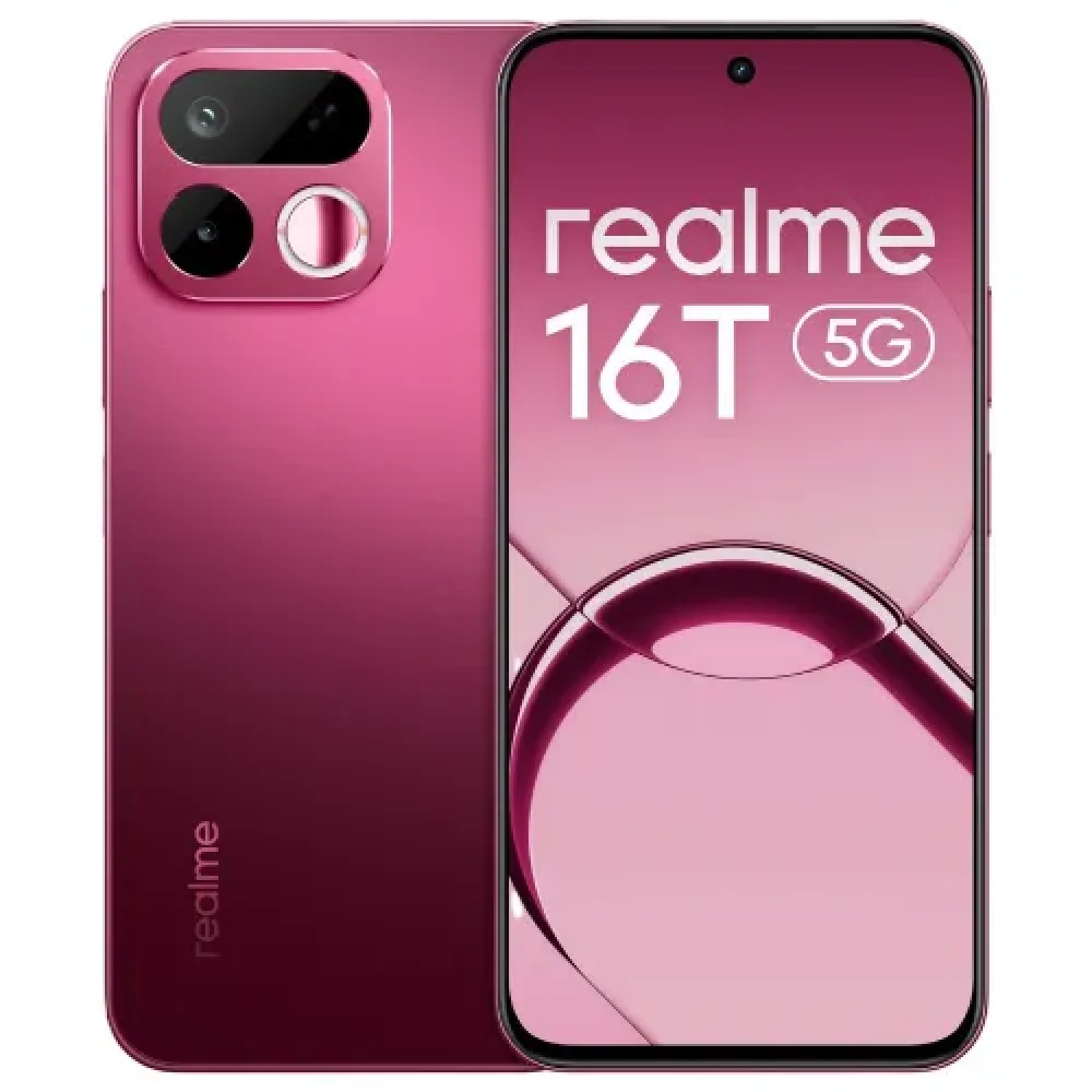 Image of realme 16T 5G (8GB RAM, 128GB Storage) | Starlight Red