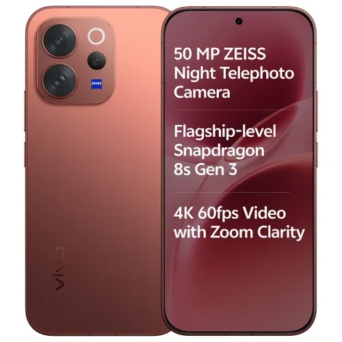 vivo V70 Elite 5G 12GB RAM 512GB Storage Qualcomm Snapdragon 8s Gen 3 Octa Core 6500 mAh Battery Advanced AI Camera System Passion Red