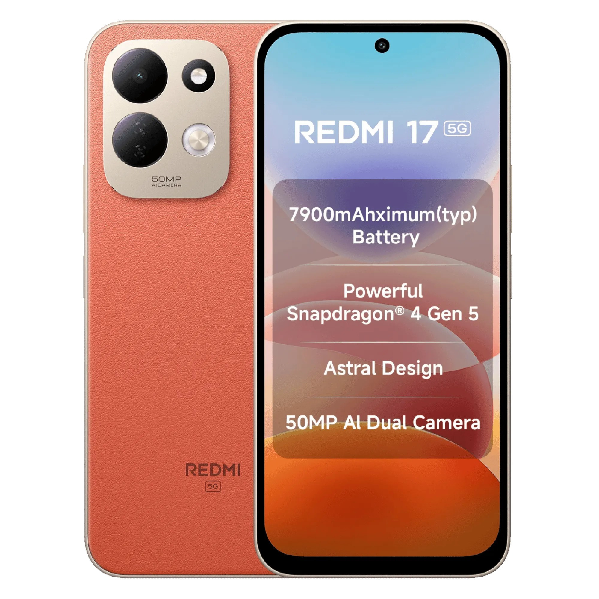 Redmi 17 5G Eternal Orange 6GB RAM 128GB