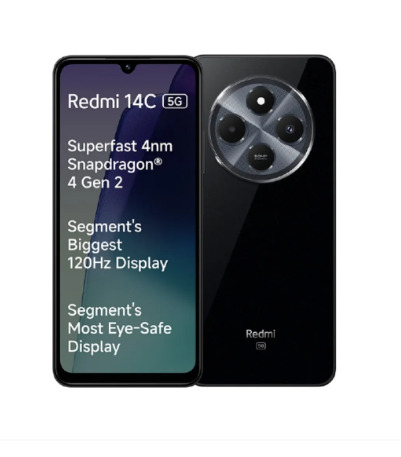 Redmi Mobile 14C 5G 6GB RAM 128GB Storage Stargaze Black