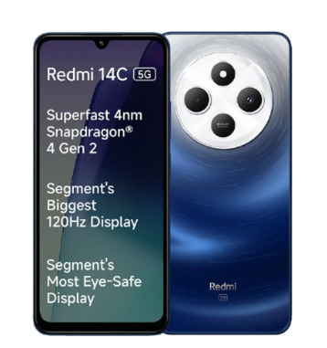 Redmi Mobile 14C 5G 6GB RAM 128GB Storage Starlight Blue