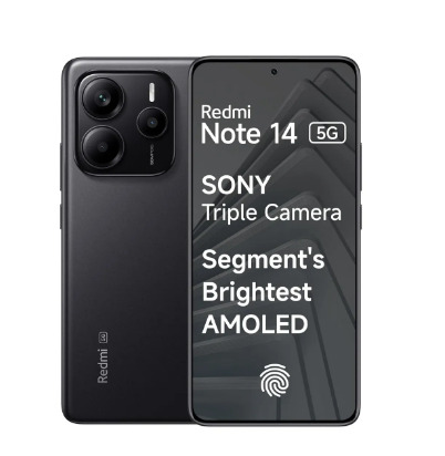 Redmi Note 14 5G 6GB RAM 128GB Storage Titan Black