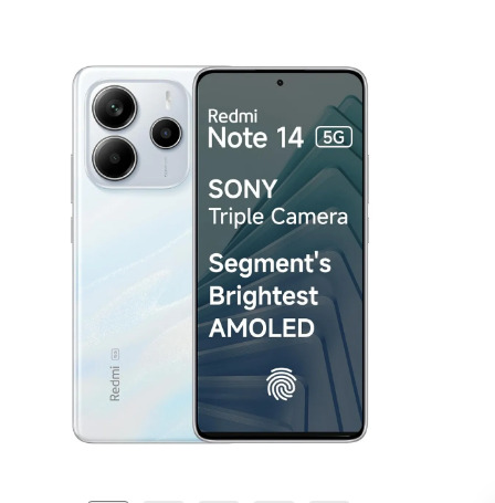 Redmi Note 14 5G 8GB RAM 256GB Storage Mystique White