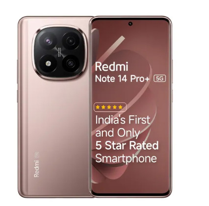 Redmi Note 14 Pro Plus 5G 8GB RAM 256GB Storage Champagne Gold