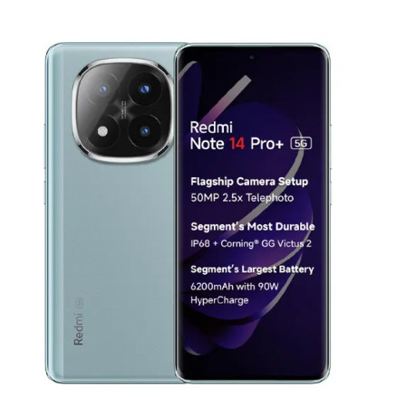 Redmi Note 14 Pro Plus 5G 8GB RAM 256GB Storage Spectre Blue
