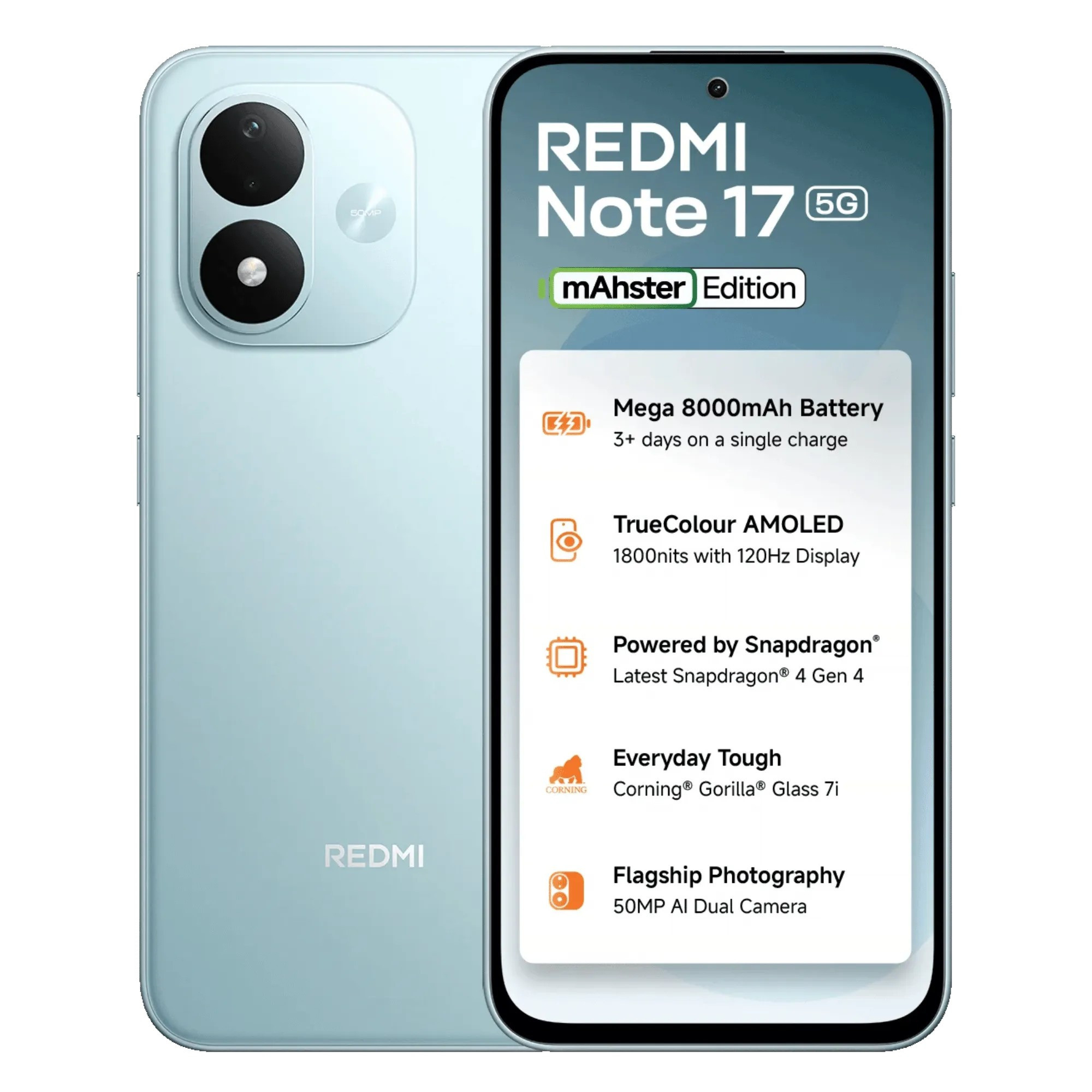 Redmi Note 17 5G Arctic Blue 8GB RAM 128GB