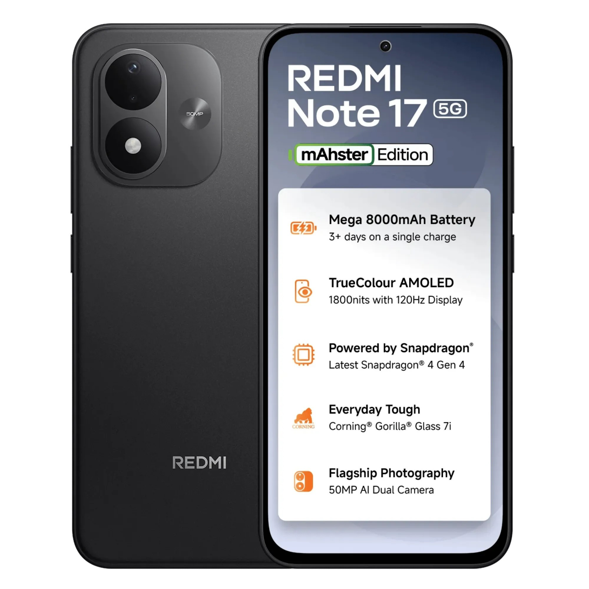 Redmi Note 17 5G Dark Night 8GB RAM 128GB