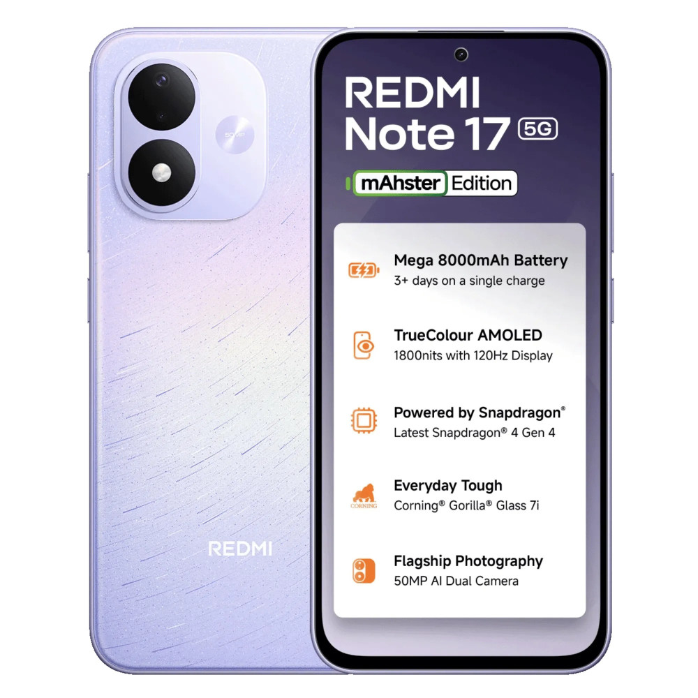 Image of Redmi Note 17 5G (Starlight Purple, 6GB RAM, 128GB)