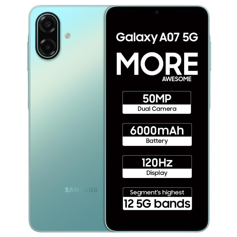 Samsung Galaxy A07 5G 4GB RAM 128GB Storage - Light Green