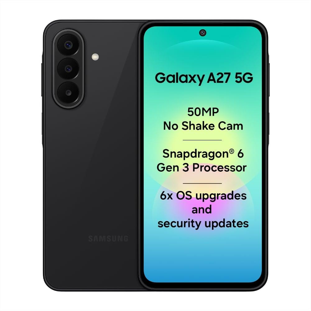 Image of Samsung Galaxy A27 5G (6GB RAM, 128GB Storage) - Black