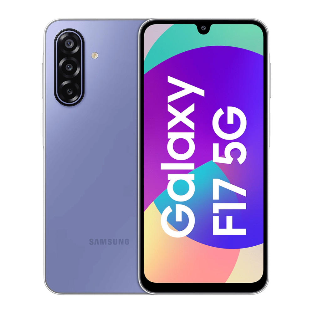 Image of Samsung Galaxy F17 5G (6GB RAM, 128GB Storage) - Light Violet