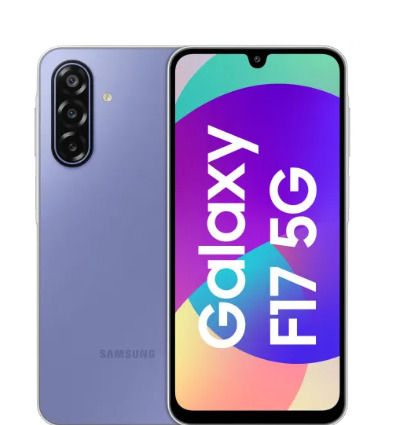 Samsung Galaxy F17 5G 8GB RAM 128GB Storage 6x OS Upgrades sAMOLED Display Corning Gorilla Glass Victus IP54 Violet Pop