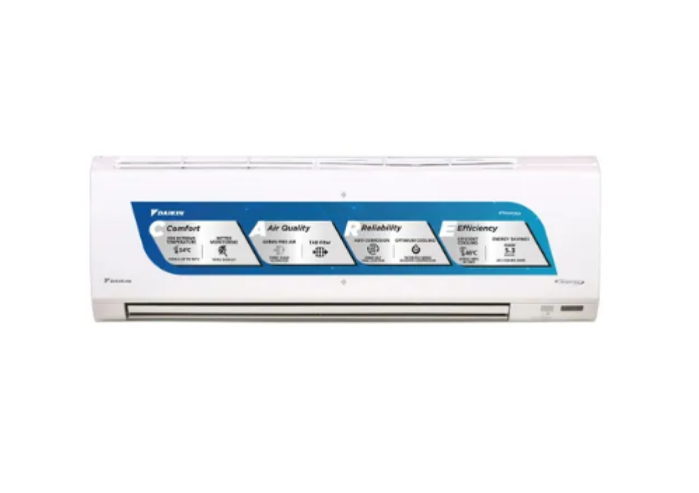 Image of Daikin Premium Series 1.5 Ton 5 Star Inverter Split AC | 100% Copper | PM 2.5 Filter | Coanda Airflow | Dew Clean Technology | Power Chill Operation (ATKM50U, White)