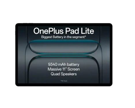 OnePlus Pad Lite 11 Inch 2794 cm LCD Display MediaTek G100 8GB RAM  128GB Storage 5MP Rear  5MP Front Camera Oxygen OS 1501 Wi-Fi  Cellular Aero Blue