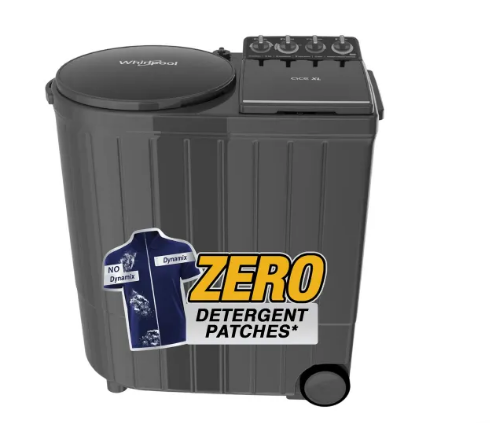 Whirlpool 10 Kg 5 Star Semi Automatic Top Load Washing Machine with 5 Wash Programs  Dynamix Detergent Dispenser  Removes Upto 10 Tough Stains  3D Lint Filter  Hard Water Wash Ace XL Graphite Grey