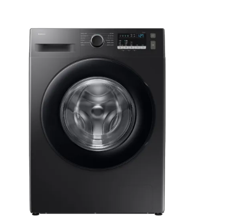 Samsung 9 Kg 5 Star Fully Automatic Front Load Washing Machine  Hygiene Steam  Quick Wash  Drum Clean  StayClean Drawer  Smart Check WW90FG4U04AB Black