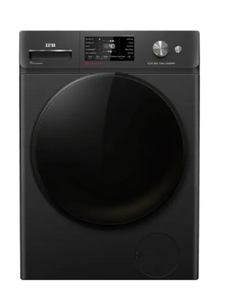 Image of IFB 7 Kg Automatic Front Load Washing Machine with AI Technology | 1200 RPM Speed | Wi-Fi/Voice Enabled | Power Steam (Elite BXN 7012HK, Black)