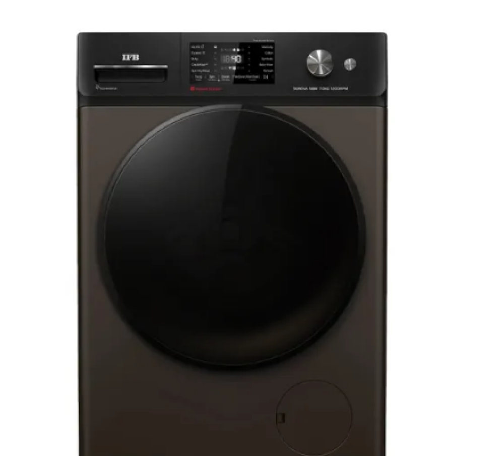 Image of IFB 7 Kg Automatic Front Load Washing Machine with AI Technology | 1200 RPM Speed | Power Steam | Wi-Fi/Voice Enabled (Serena MBN 7012K, Mocha)