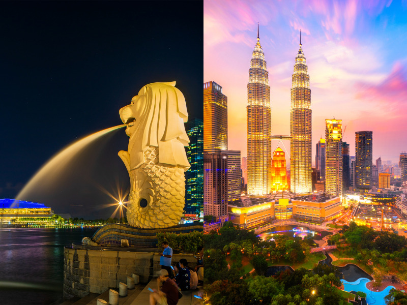 Singapore - Malaysia with Cruise Per Person Rate  8N9D  Group Tour  Ex Ahmedabad