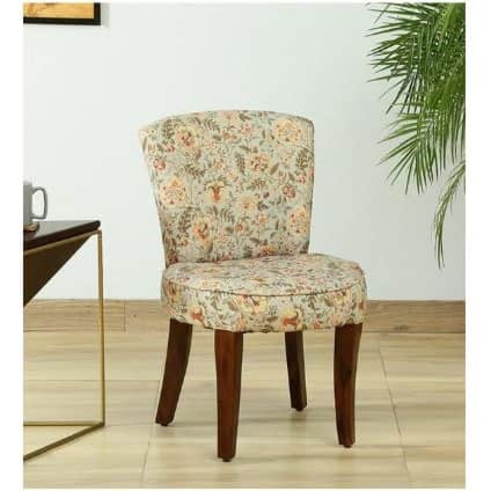Image of Tassio Slipper Chair In Beige Colour