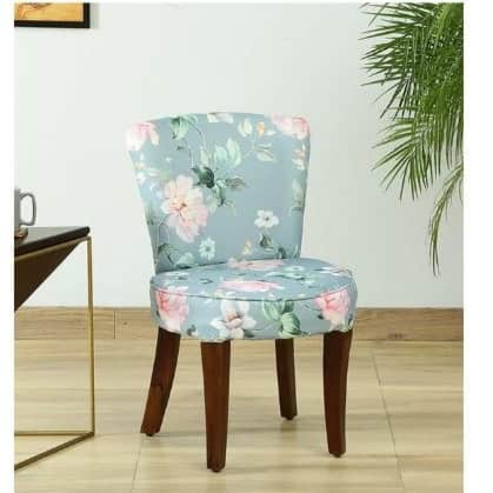 Image of Tassio Slipper Chair In Blue Colour