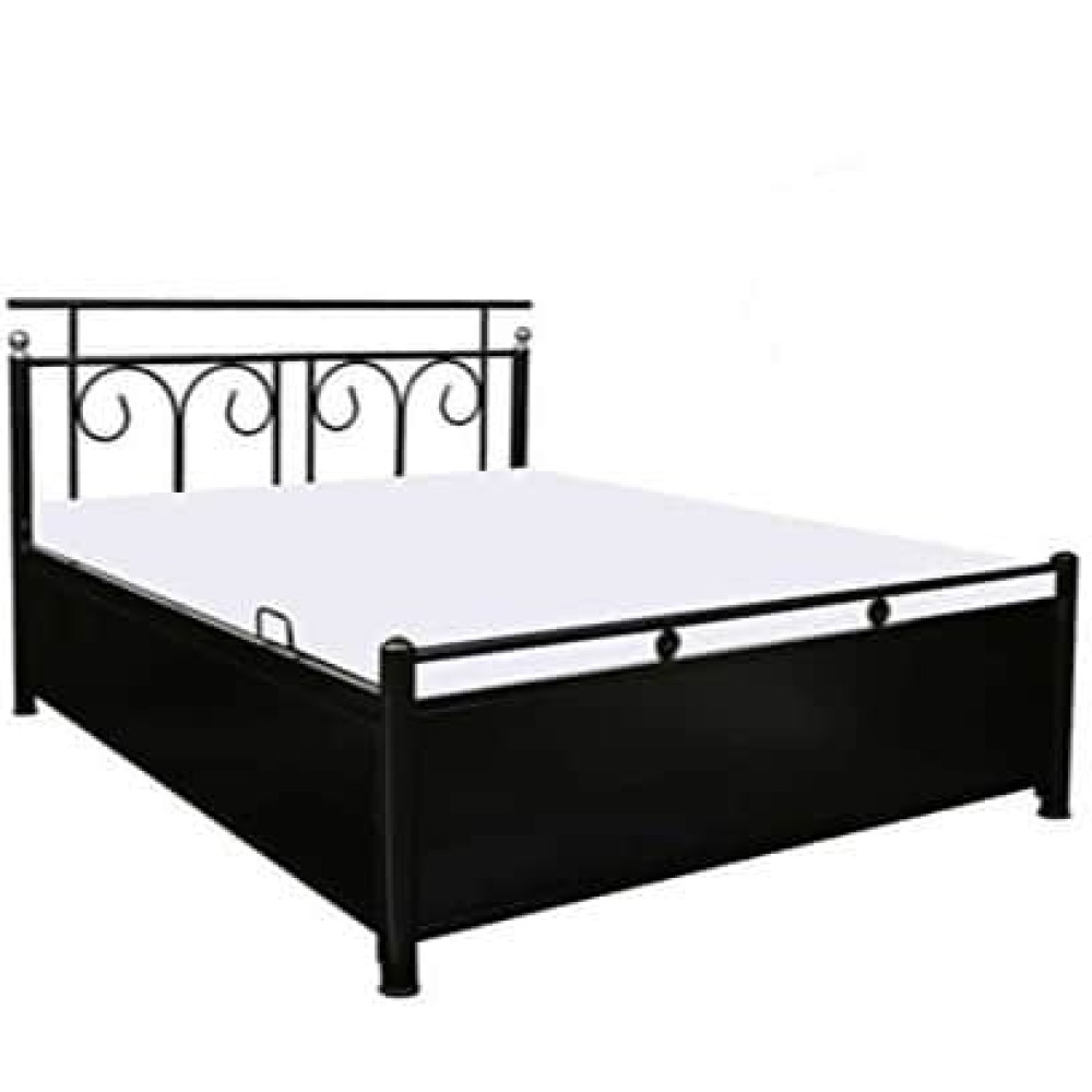 Image of Uotomi Metal Bed With Hydraulic Storage