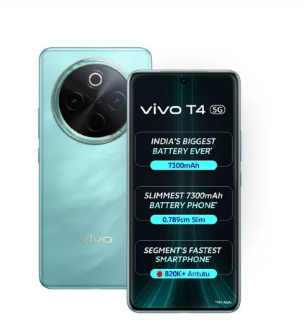 Vivo T4 5G 8GB RAM 128GB Storage Emerald Blaze