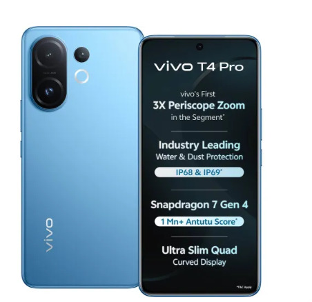 vivo T4 Pro 5G 8GB RAM256GB Storage Nitro Blue
