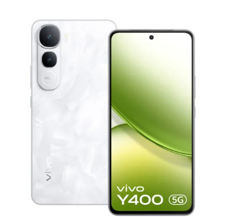 vivo Y400 5G 8GB RAM 128GB Storage Glam White