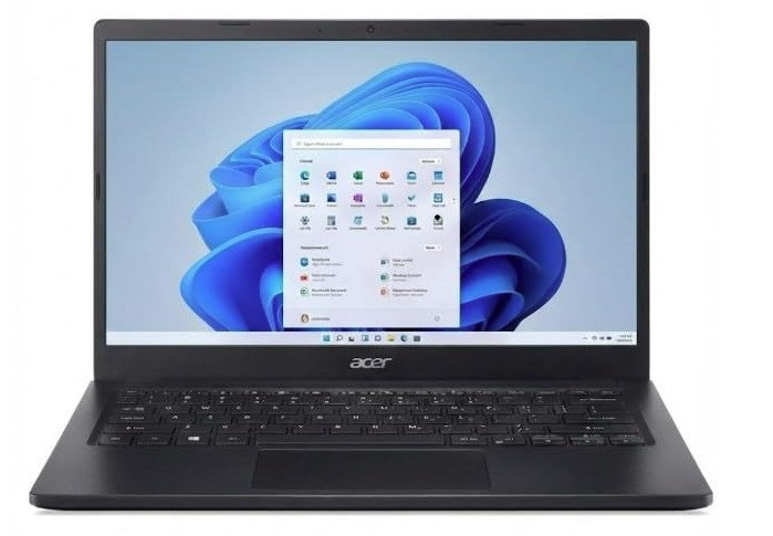 Acer TravelLite Bussines Laptop TL04-51M  Core 5-120U  14 INCH FHD IPS  8GB DDR4  512GB  WiFi 6 BT 52  1MP HD-CAM  36WHR  45W  Black  Windows 11 Home UN36JSI005