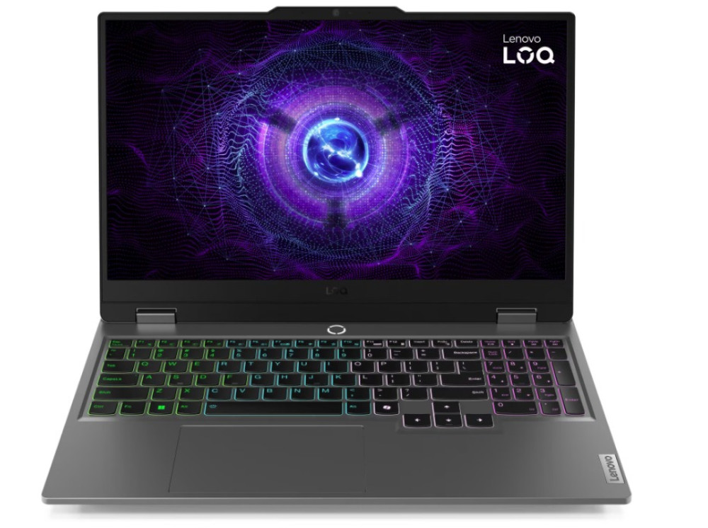 Image of LENOVO 	Lenovo LOQ	83DV01JYIN	Intel Core™ i5-13450HX, 10C (6P + 4E) / 16T	13th Gen	16GB SODIMM DDR5-4800	512GB SSD M.2 2242 PCIe® 4.0x4 NVMe®	15.6" FHD (1920x1080) IPS 300nits Anti-glare, 100% sRGB, 144Hz, G-SYNC®
