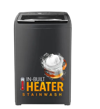 Whirlpool 75 KG 5 Star Fully Automatic Top Load Washing Machine  In-Built Heater  Spiro Wash  Auto Tub Clean  Express Wash StainWash Pro Grey