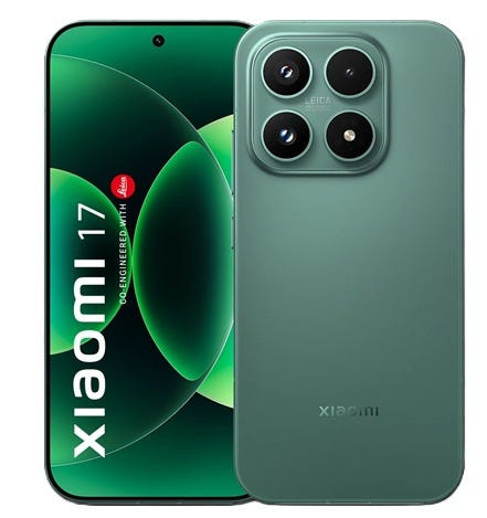 Xiaomi 17 5G Venture Green 12GB RAM 512GB